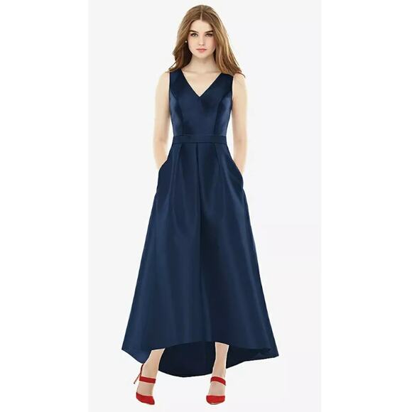 Alfred Sung Style D723 Satin Twill Size 16 - Picture 2 of 5